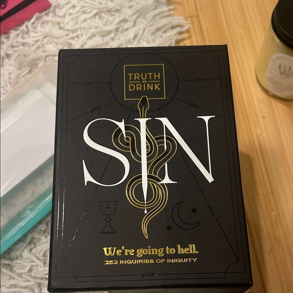 Truth Drink SIN Card Game